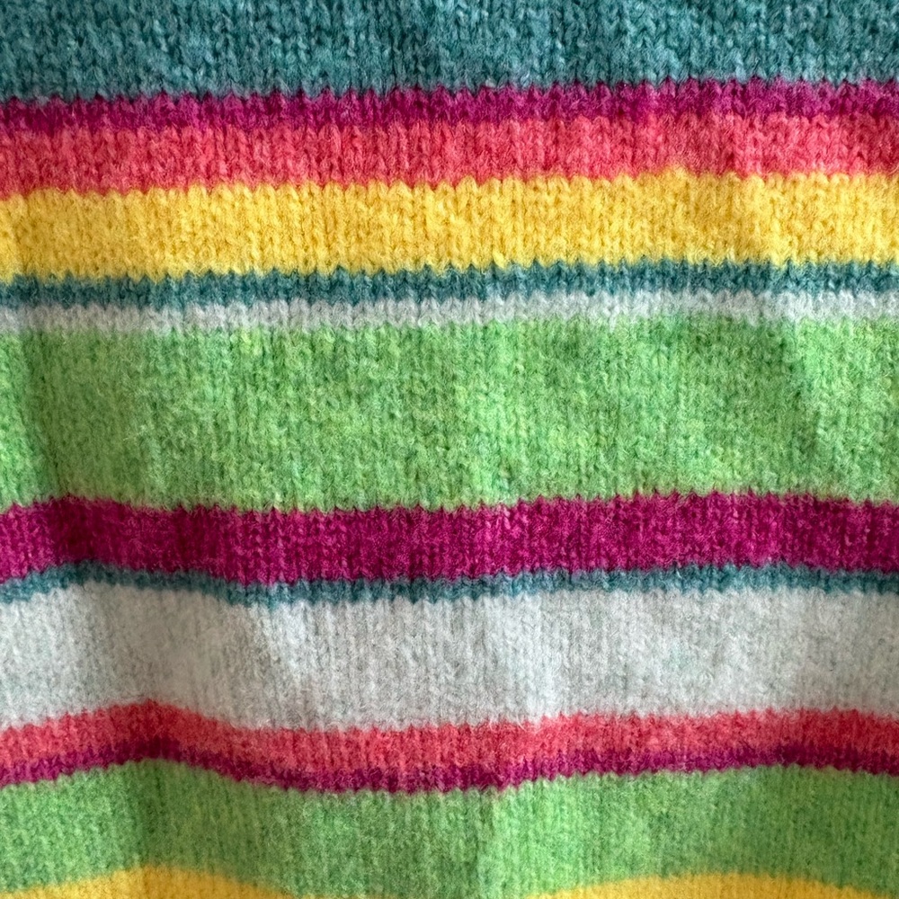 Crayola For Kohl’s Striped Crewneck Sweater L - Picture 4 of 4